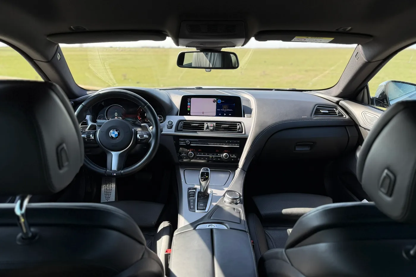 Habitaclu, vedere din bancheta spate, BMW Seria 6 Gran Coupé